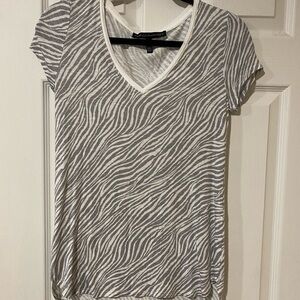 White House Black Market V Neck Top